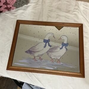 Vintage Goose Family Mirror